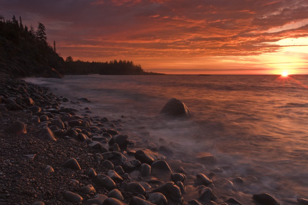 Split Rock, Lighthouse, State Park, North Shore, Sunrise